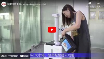 UM-2020-1 Atomiserende desinfectie robot